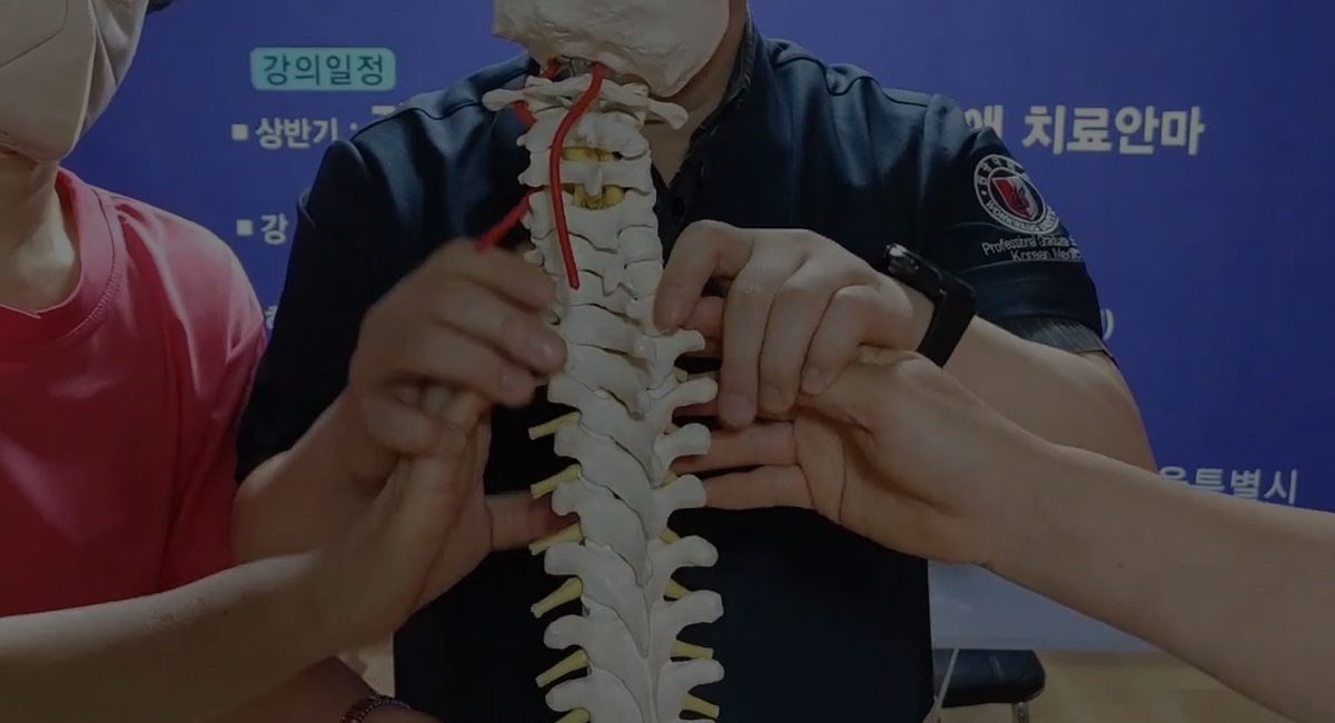 안마 척추이미지
